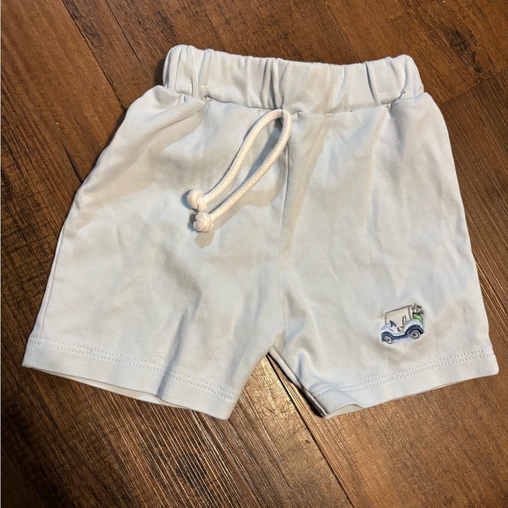 Kissy Kissy Light Blue Golf Kids Shorts